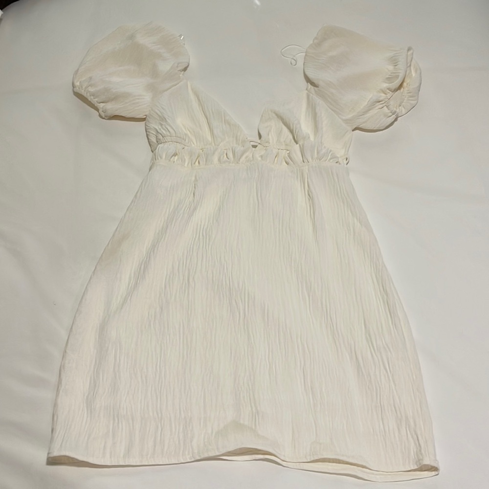 Le Lis White Mini Dress